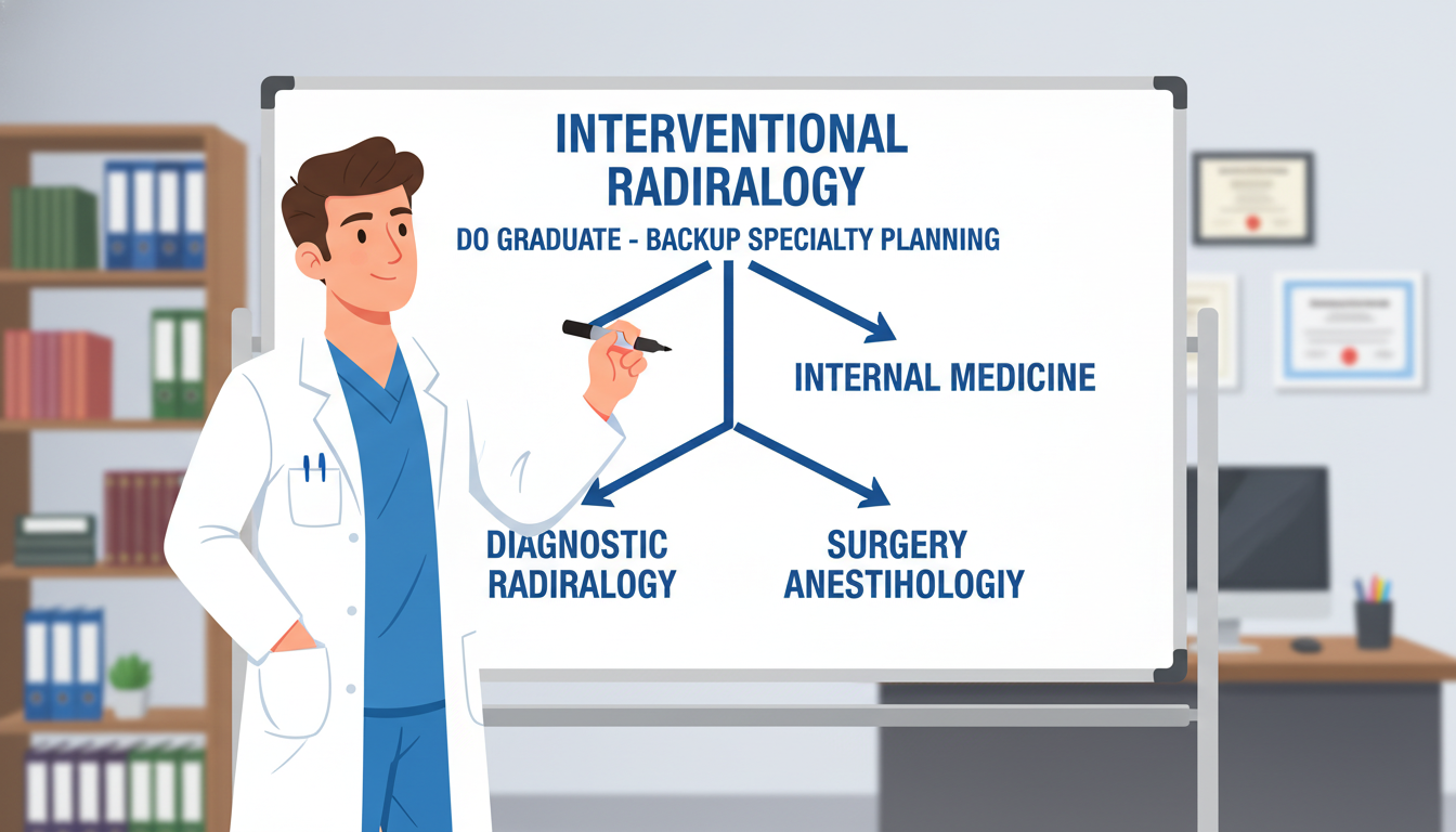 DO graduate considering different backup specialties for interventional radiology DO graduate considering different backup specialties for interventional radiology - DO graduate residency for Backup Specialt