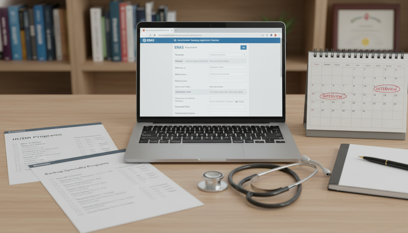 Residency applicant organizing dual application strategy for IR and backup specialties Residency applicant organizing dual application strategy for IR and backup specialties - DO graduate residency for Backup Spe