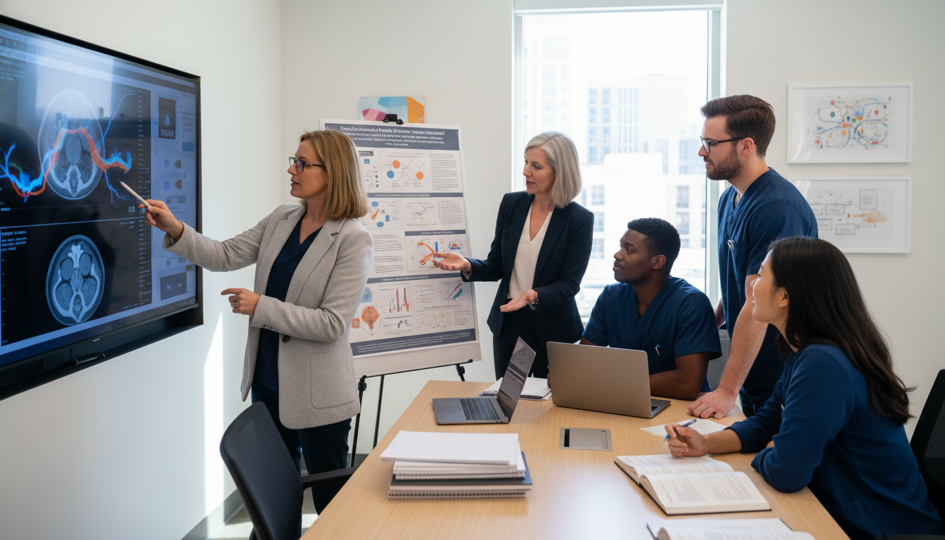 Interventional radiology resident team planning a clinical research project Interventional radiology resident team planning a clinical research project - DO graduate residency for Research During Resid