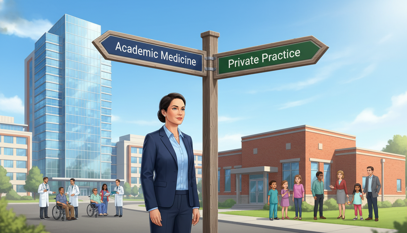 Academic vs Private Practice: A Guide for DO Graduates in Med-Peds