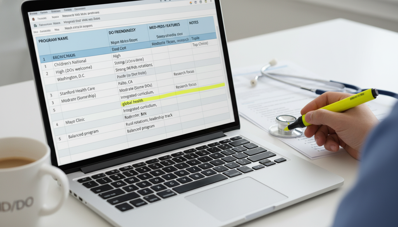 DO graduate organizing residency program research spreadsheet DO graduate organizing residency program research spreadsheet - DO graduate residency for How to Research Programs for DO Gra