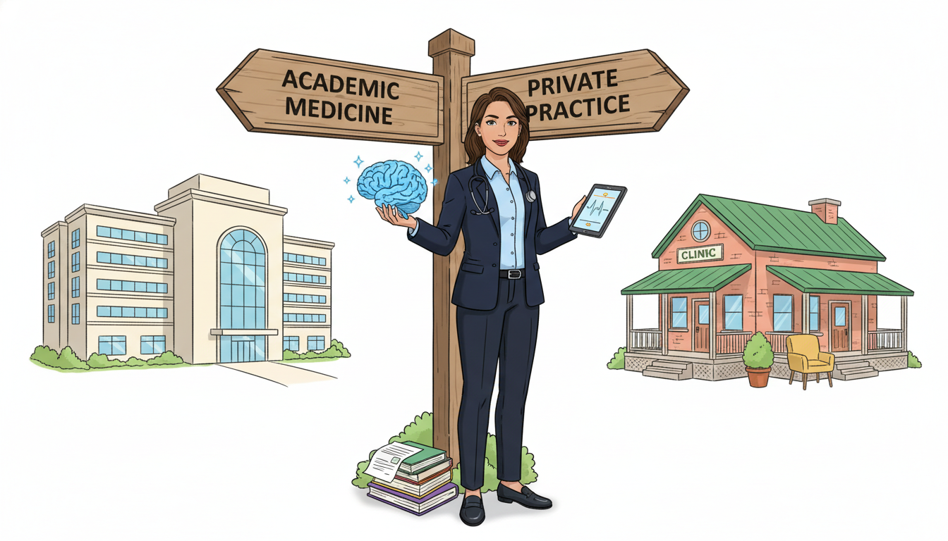Choosing Between Academic Medicine and Private Practice for DO Graduates