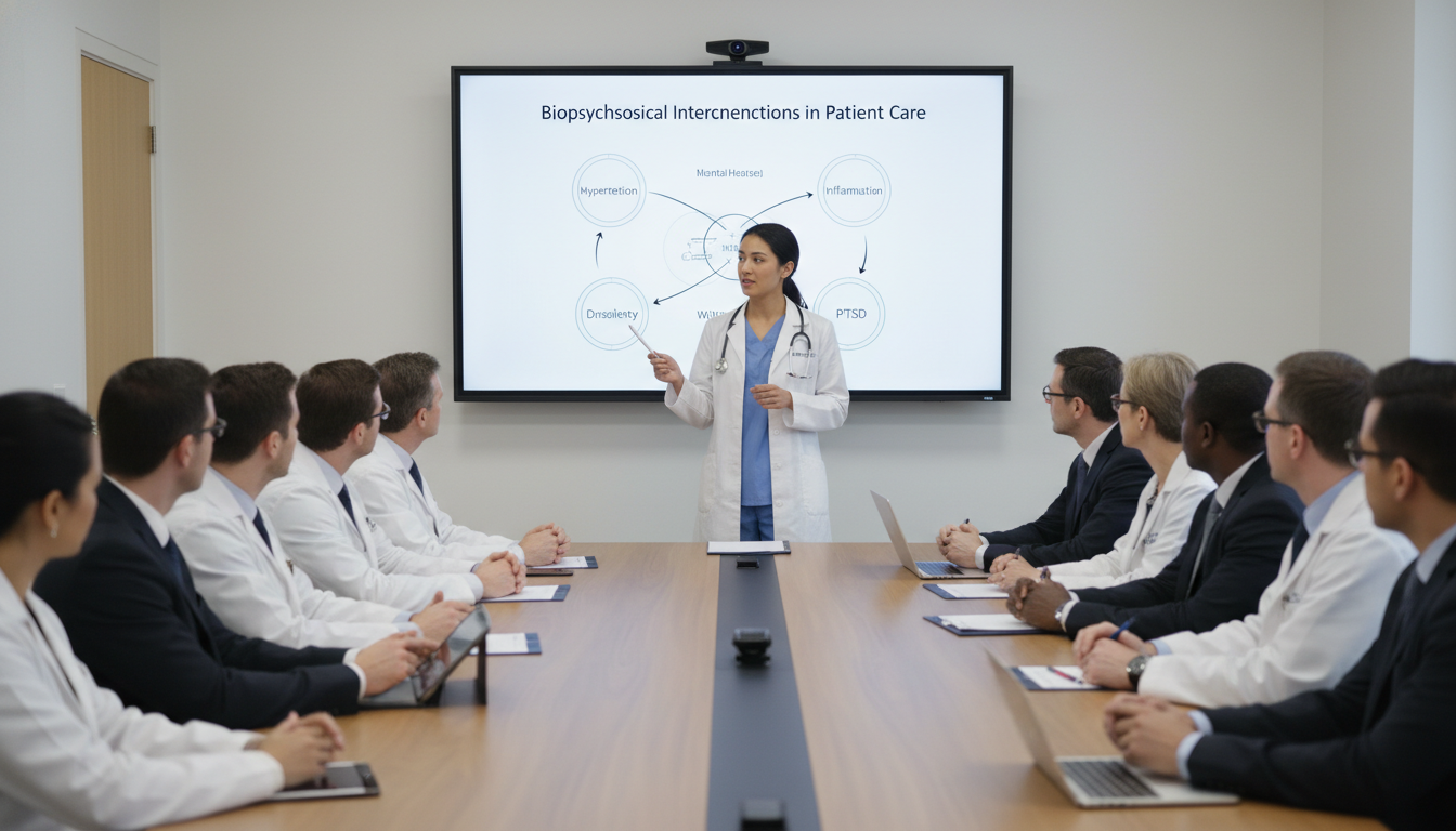 Osteopathic graduate leading a multidisciplinary case discussion - DO graduate residency for CV Building for DO Graduate in M