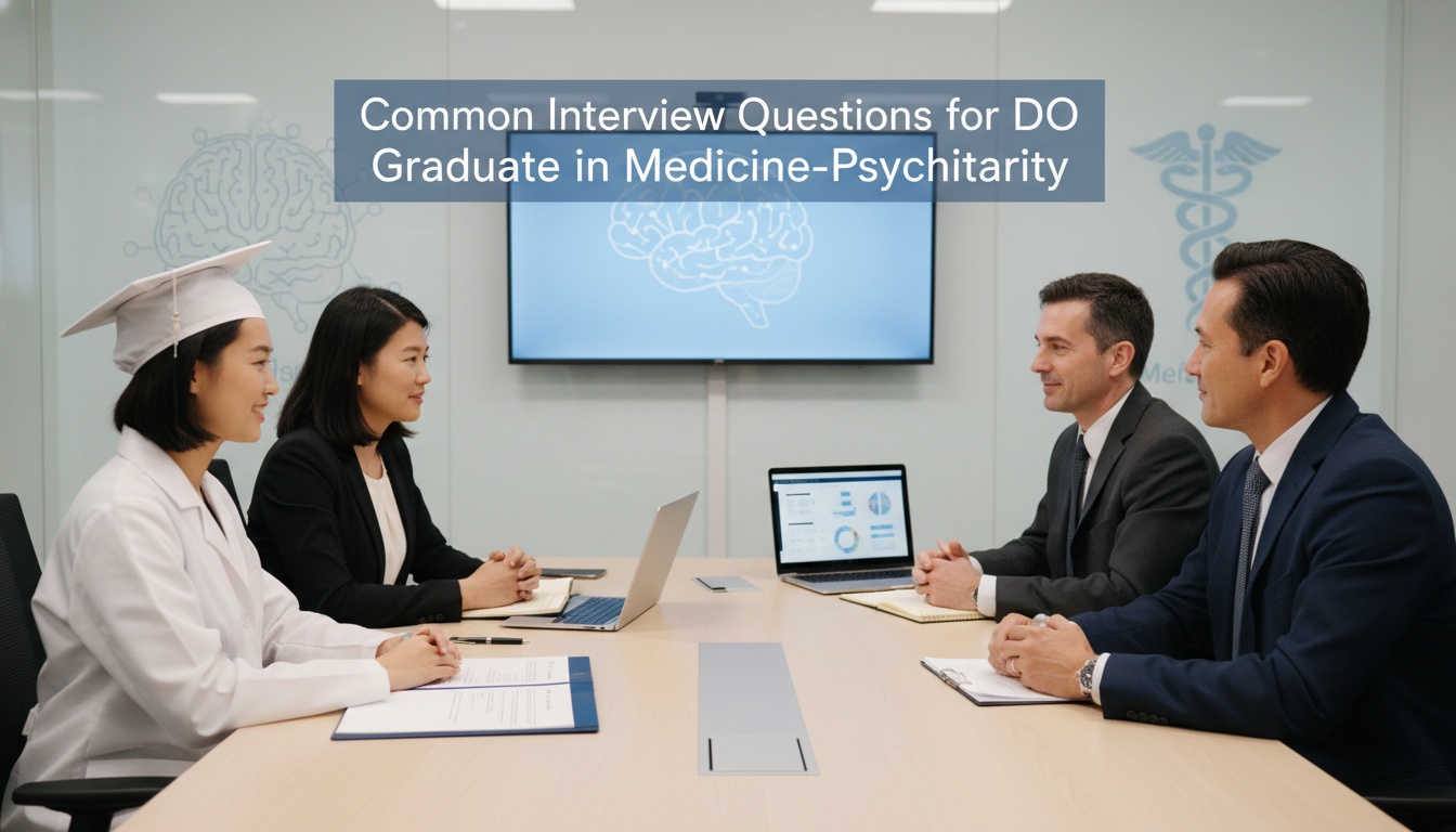 Top Interview Questions for DO Graduates in Medicine-Psychiatry Residency