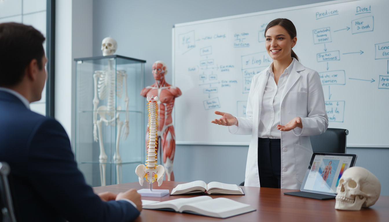 DO graduate discussing osteopathic principles in an interview DO graduate discussing osteopathic principles in an interview - DO graduate residency for Common Interview Questions for DO G