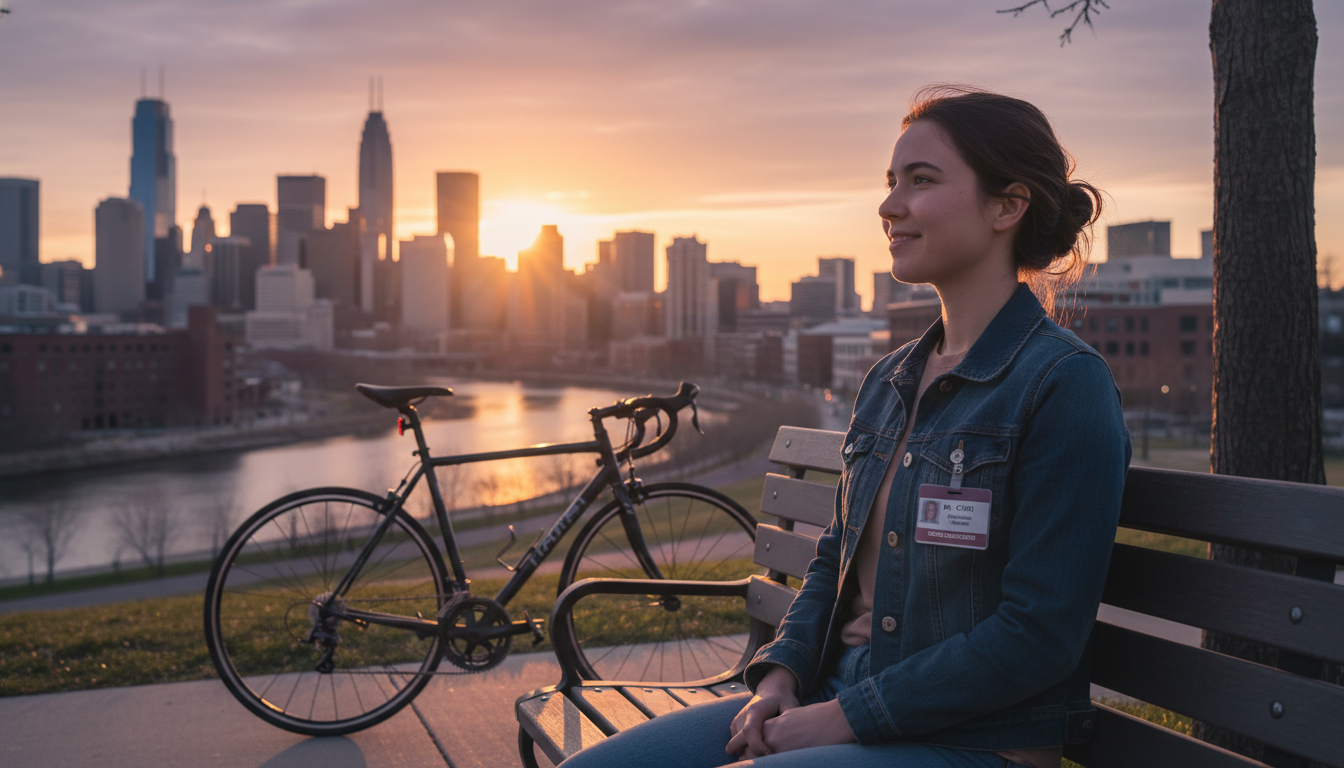 Medical genetics resident enjoying personal time outdoors after clinic Medical genetics resident enjoying personal time outdoors after clinic - DO graduate residency for Work-Life Balance Assessme