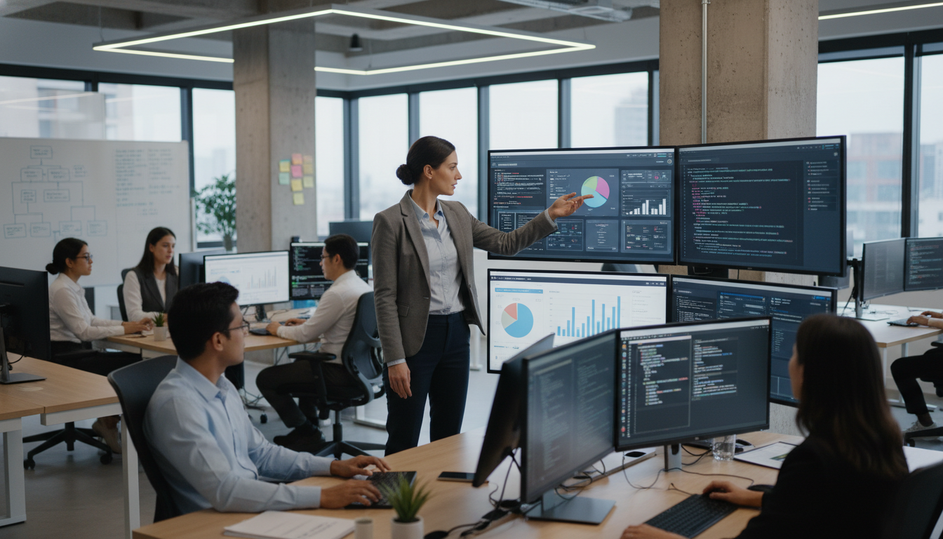 Physician informaticist in private health IT office collaborating with tech team Physician informaticist in private health IT office collaborating with tech team - DO graduate residency for Academic vs Priv