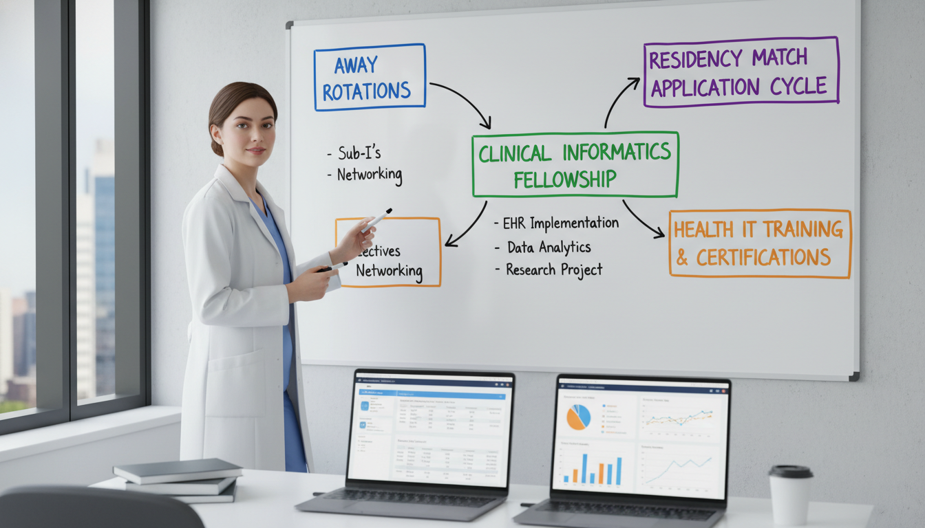 Timeline planning for away rotations and clinical informatics pathway Timeline planning for away rotations and clinical informatics pathway - DO graduate residency for Away Rotation Strategy for