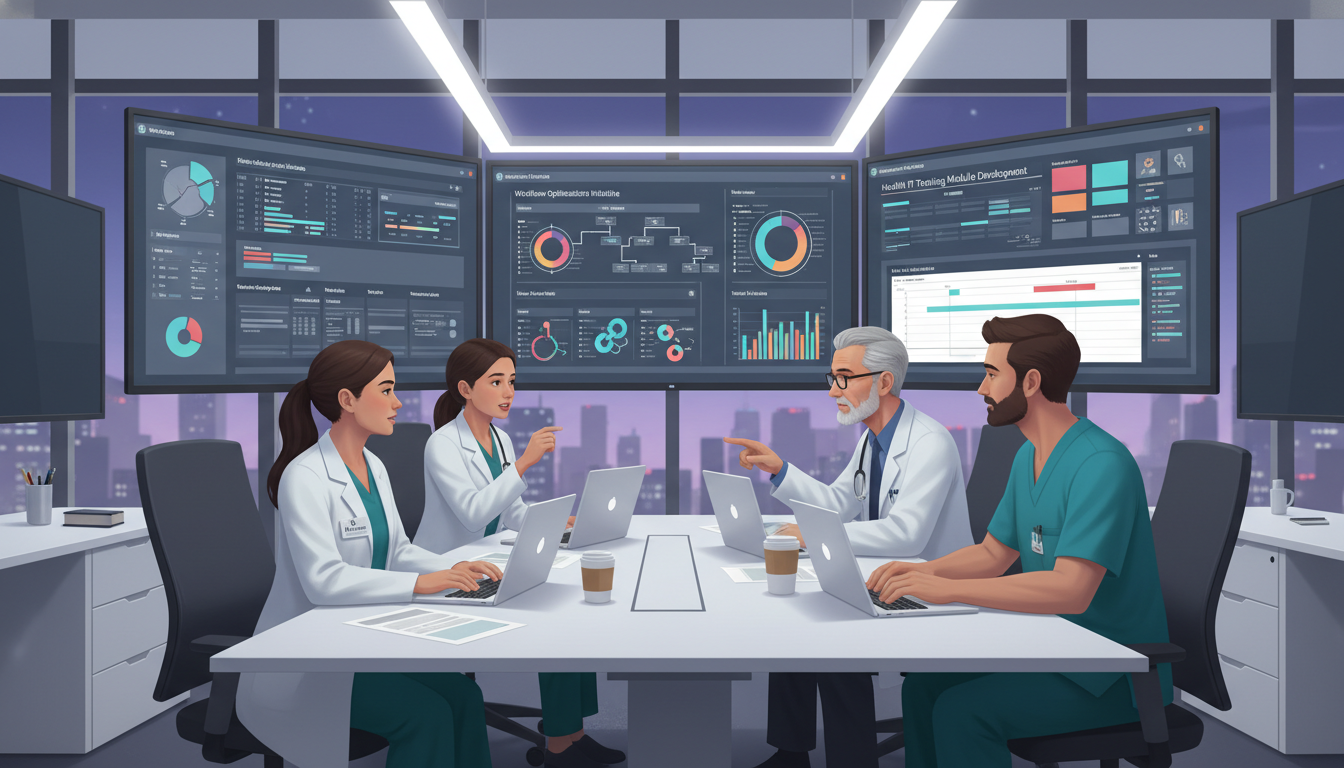 DO trainee collaborating with clinical informatics and IT team DO trainee collaborating with clinical informatics and IT team - DO graduate residency for Questions to Ask Programs for DO G