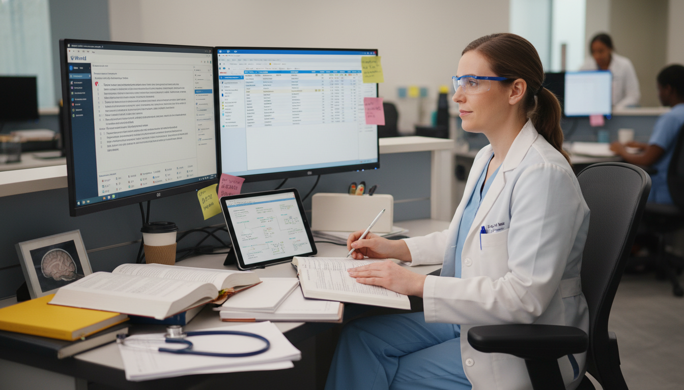 DO resident reviewing USMLE Step 2 CK strategy with clinical informatics resources - DO graduate residency for Step Score Str