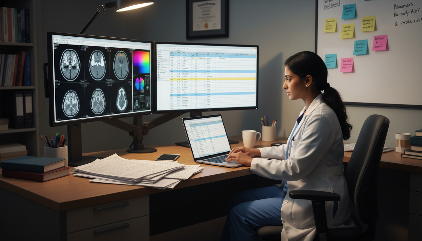 Neurology resident DO graduate reviewing data for a retrospective chart review Neurology resident DO graduate reviewing data for a retrospective chart review - DO graduate residency for Research During Re
