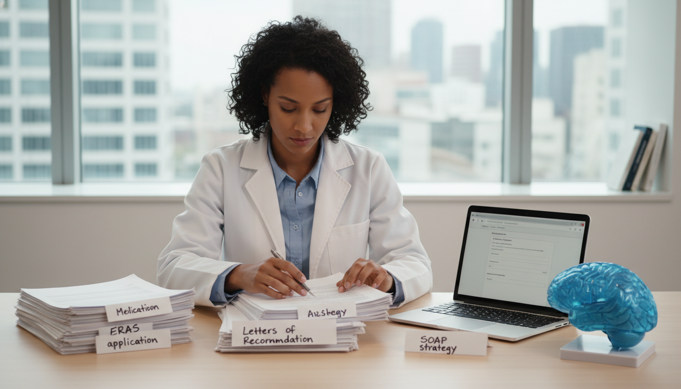 DO neurology graduate organizing SOAP preparation materials - DO graduate residency for SOAP Preparation for DO Graduate in N