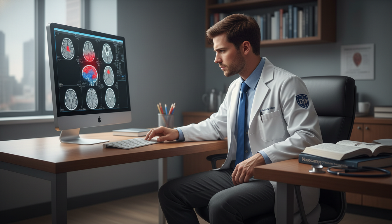 DO neurosurgery applicant reviewing brain imaging - DO graduate residency for Common Interview Questions for DO Graduate in N
