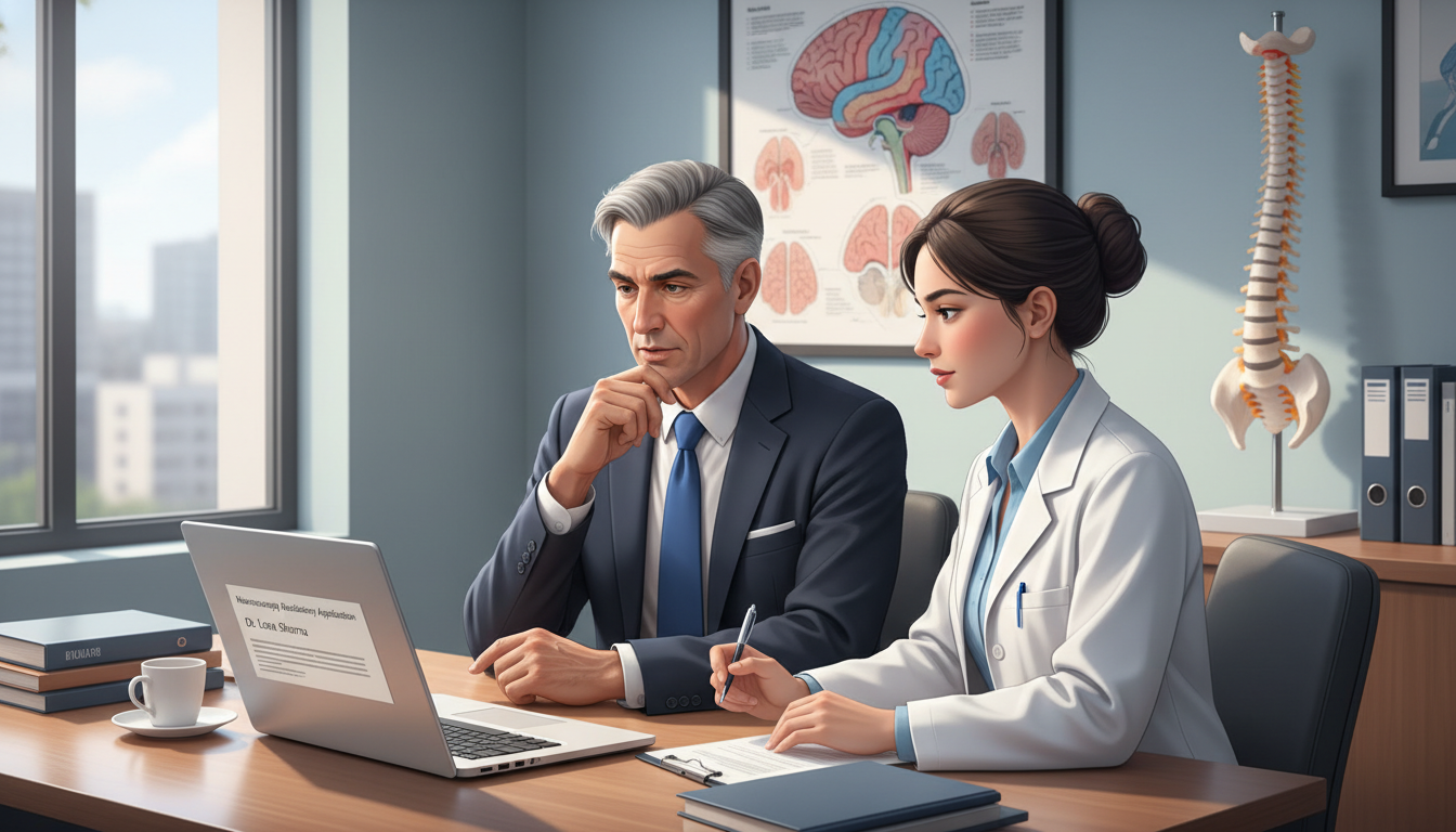 DO neurosurgery applicant meeting mentor to discuss residency strategy DO neurosurgery applicant meeting mentor to discuss residency strategy - DO graduate residency for Pre-Match Communication fo