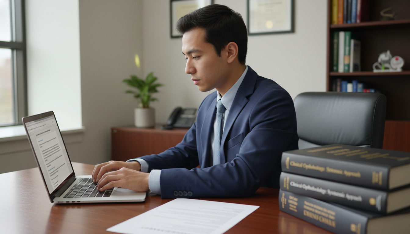 Ophthalmology applicant writing a professional pre-match email Ophthalmology applicant writing a professional pre-match email - DO graduate residency for Pre-Match Communication for DO Gra