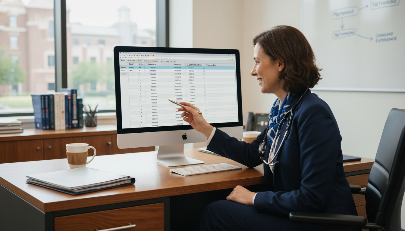 Ophthalmology residency applicant discussing match strategy with mentor - DO graduate residency for Step Score Strategy for D