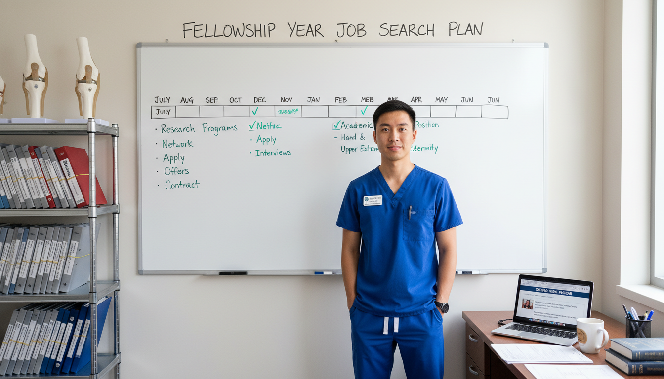Orthopedic surgery fellow planning attending job search Orthopedic surgery fellow planning attending job search - DO graduate residency for Job Search Timing for DO Graduate in Orth