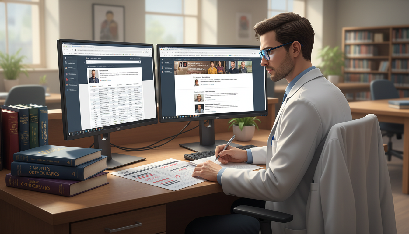 Orthopedic surgery residency applicant researching programs Orthopedic surgery residency applicant researching programs - DO graduate residency for Pre-Interview Preparation for DO Grad