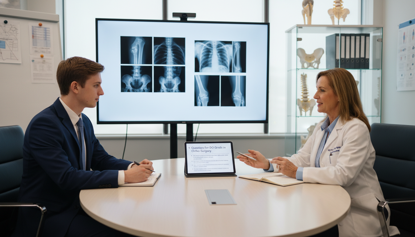 Orthopedic surgery residency interview with DO applicant and program director Orthopedic surgery residency interview with DO applicant and program director - DO graduate residency for Questions to Ask Pr