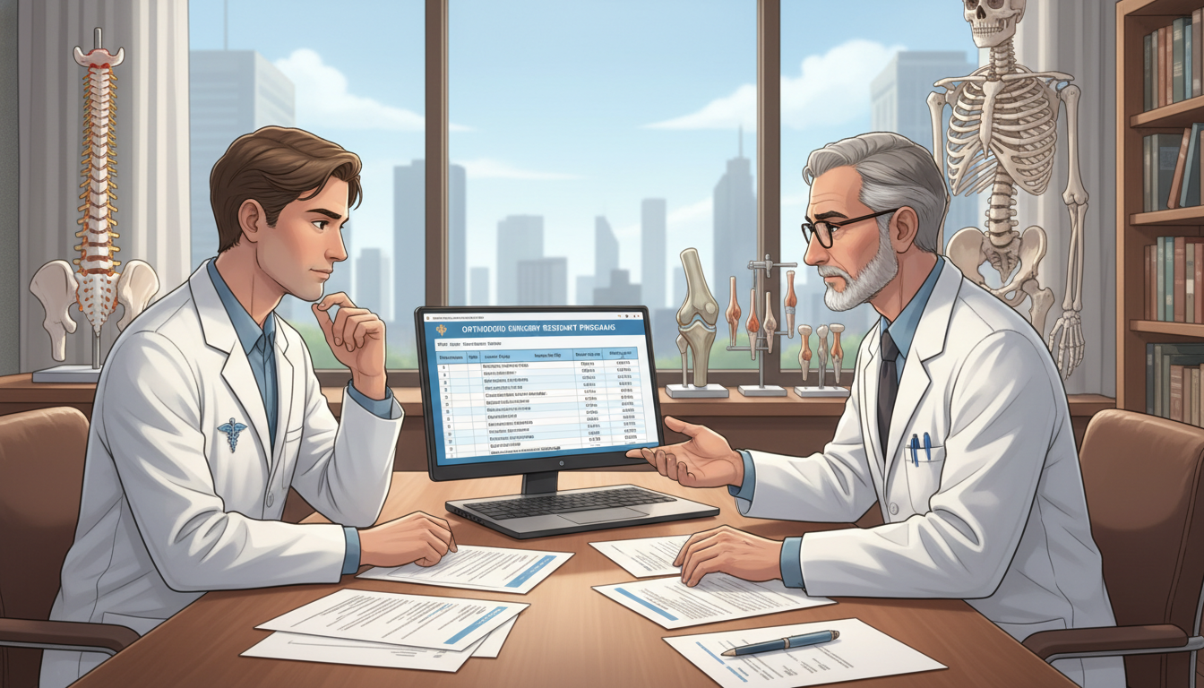 DO orthopedic applicant reviewing SOAP strategy with mentor - DO graduate residency for SOAP Preparation for DO Graduate in O