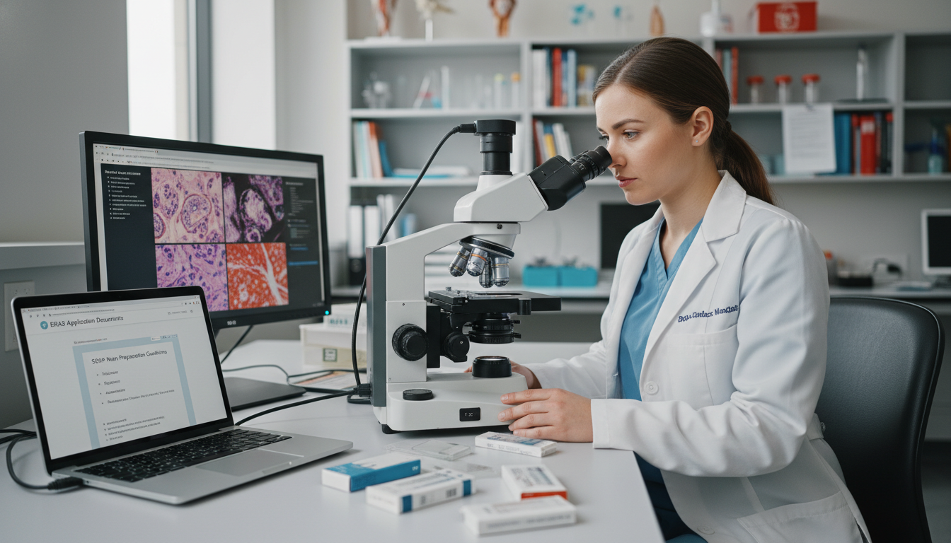 DO graduate reviewing pathology cases and preparing documents for SOAP - DO graduate residency for SOAP Preparation for DO Gr