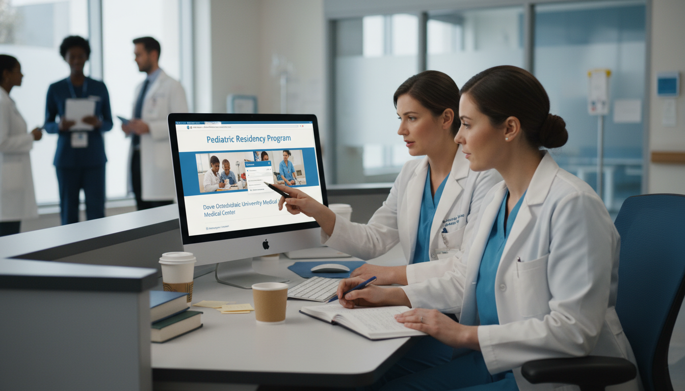 Pediatric resident advising a medical student on residency applications Pediatric resident advising a medical student on residency applications - DO graduate residency for Away Rotation Strategy fo