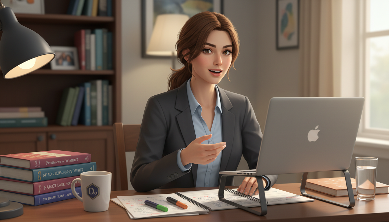 DO pediatric residency applicant practicing interview responses - DO graduate residency for Pre-Interview Preparation for DO