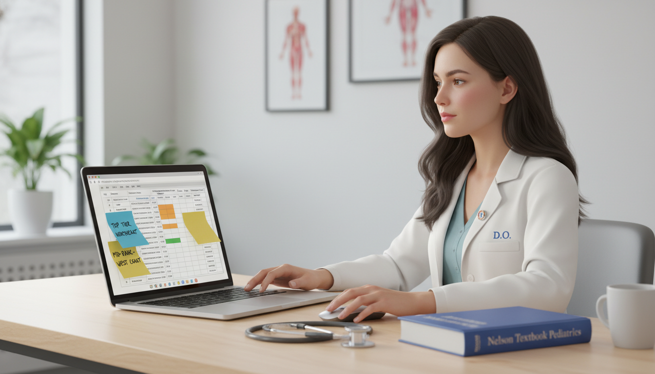 DO pediatric residency applicant planning program list - DO graduate residency for Program Selection Strategy for DO Graduate