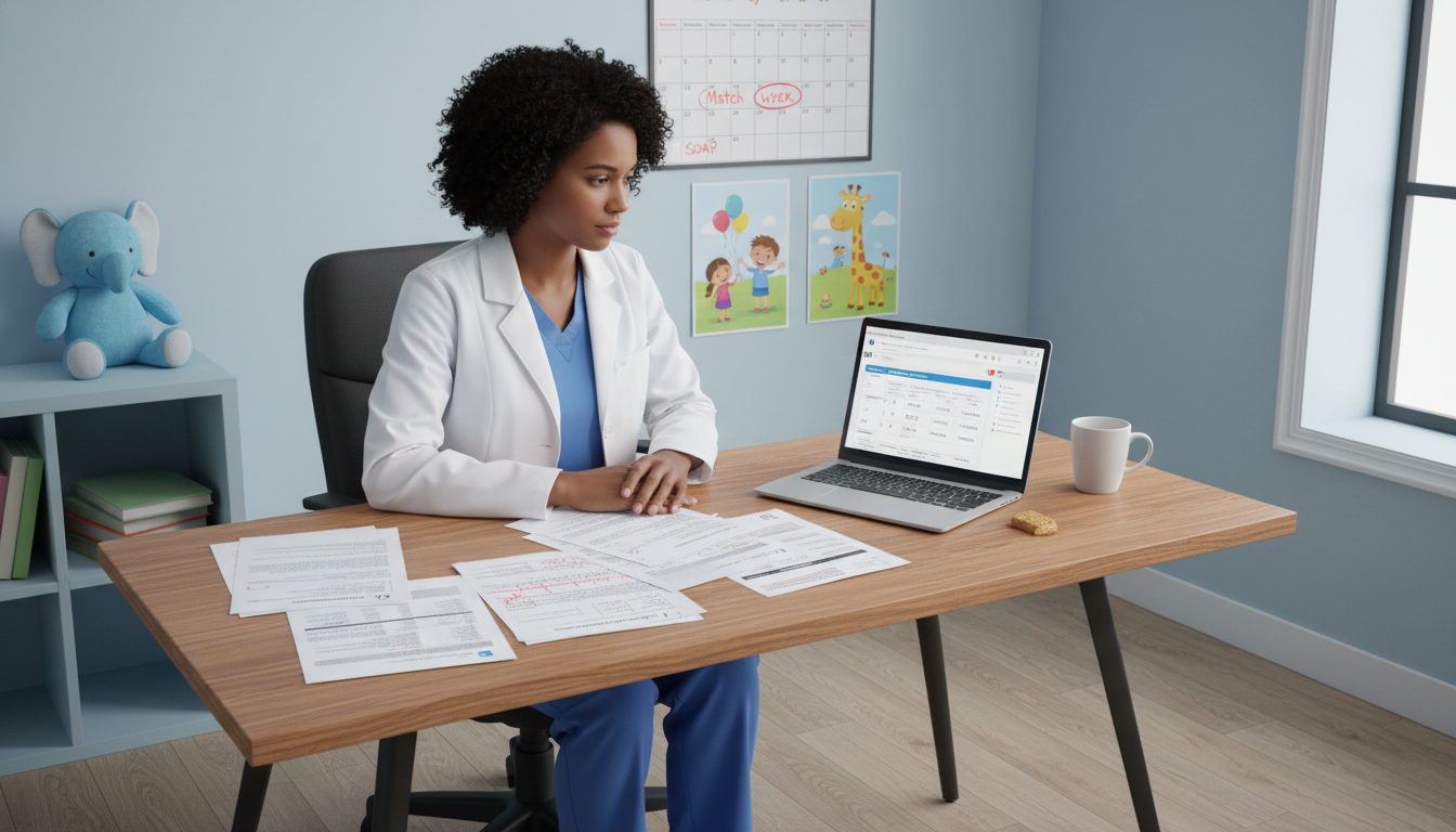 DO pediatric applicant organizing SOAP preparation materials - DO graduate residency for SOAP Preparation for DO Graduate in