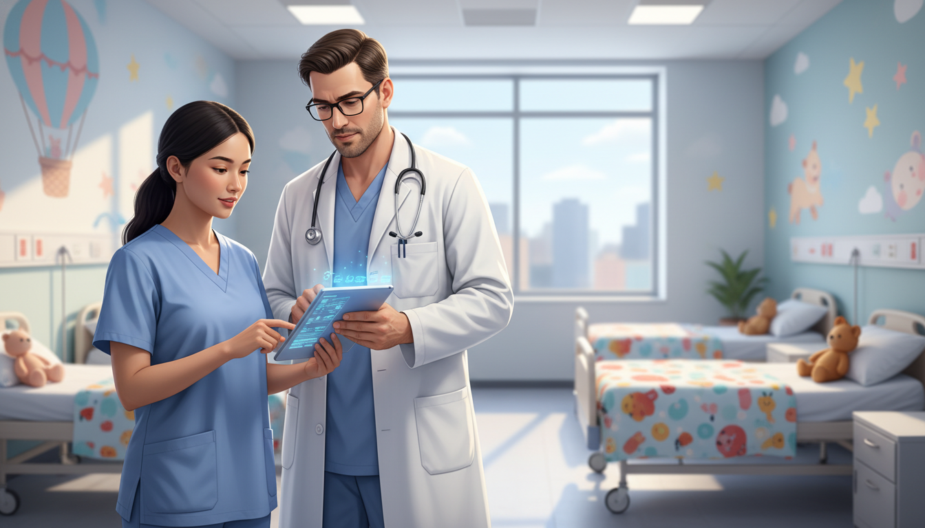 Pediatrics resident and attending reviewing a patient chart - DO graduate residency for Step Score Strategy for DO Graduate i