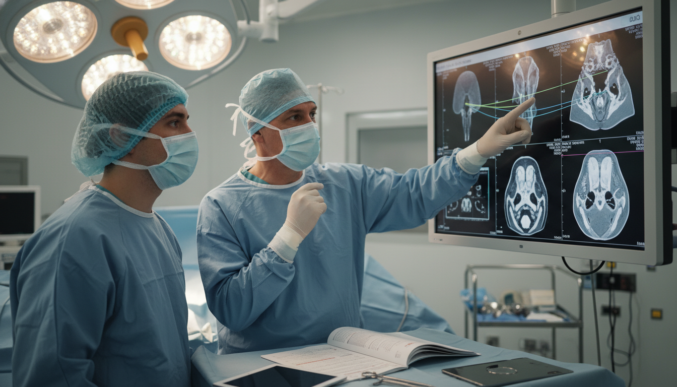 Medical student scrubbing in for plastic surgery case with attending surgeon Medical student scrubbing in for plastic surgery case with attending surgeon - DO graduate residency for Letters of Recommend