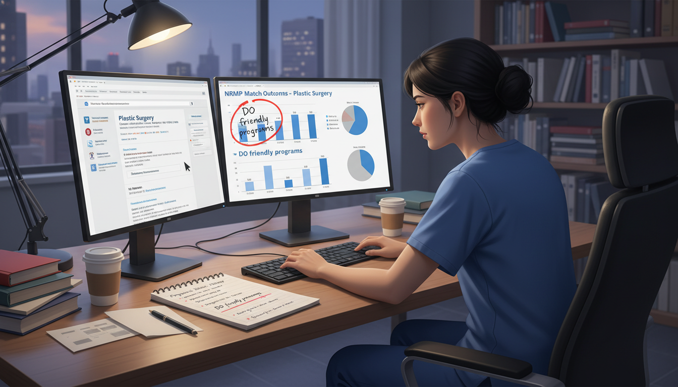 DO graduate researching DO-friendly plastic surgery residency programs - DO graduate residency for Program Selection Strategy