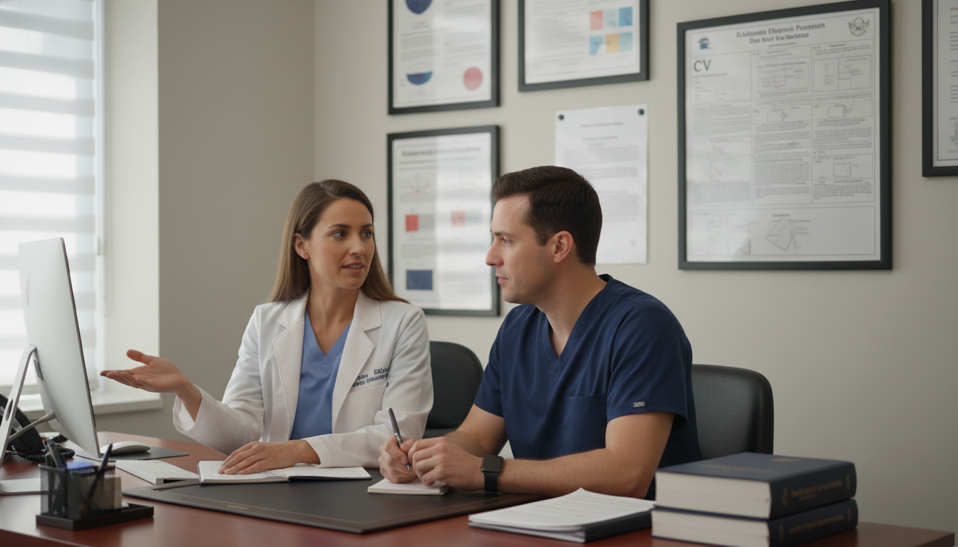 Plastic surgery fellow interviewing DO resident about fellowship goals Plastic surgery fellow interviewing DO resident about fellowship goals - DO graduate residency for Questions to Ask Programs