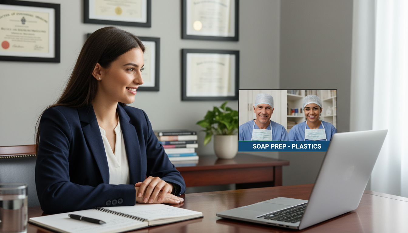 Virtual SOAP interview with a general surgery residency program - DO graduate residency for SOAP Preparation for DO Graduate