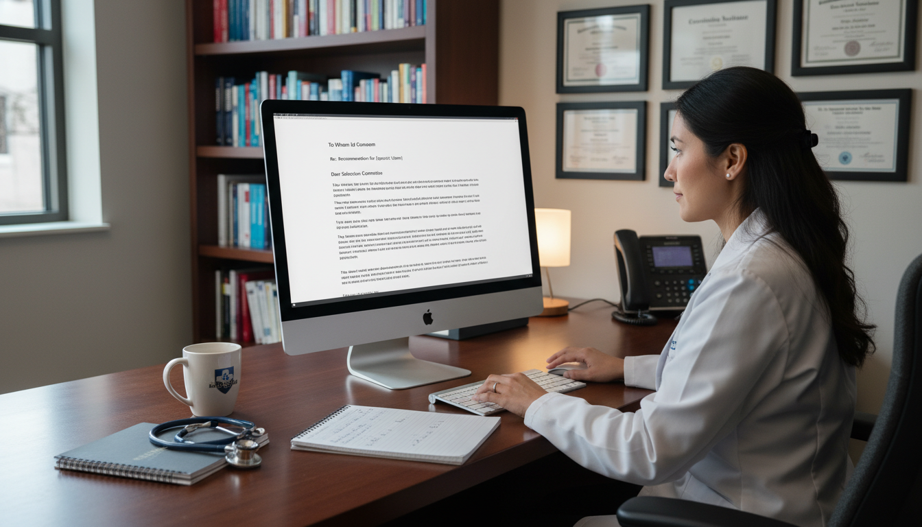 Faculty writing a residency letter of recommendation - DO graduate residency for Letters of Recommendation for DO Graduate in