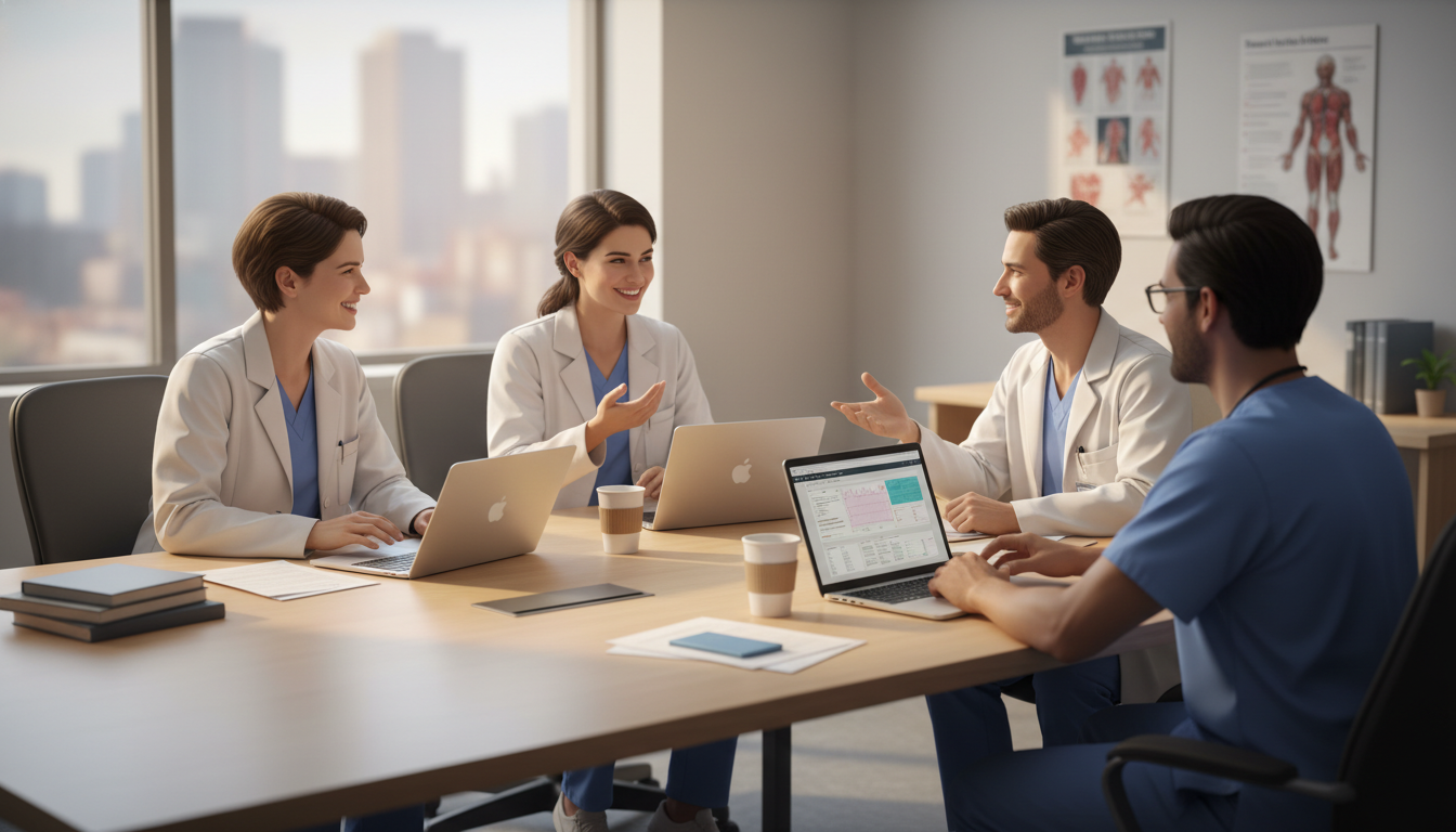 Medical residents having an informal discussion about residency program culture Medical residents having an informal discussion about residency program culture - DO graduate residency for Questions to Ask