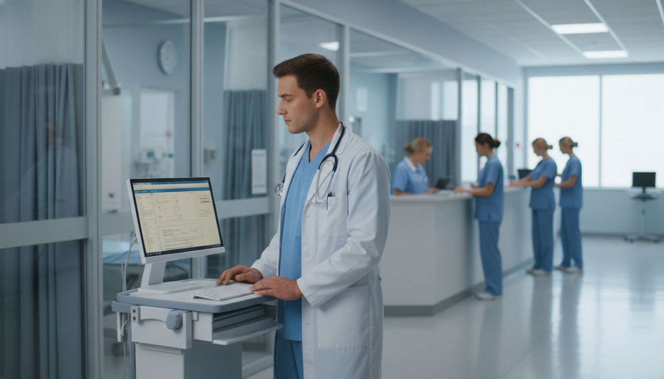 Resident doctor managing patients on inpatient medicine service Resident doctor managing patients on inpatient medicine service - DO graduate residency for Addressing Red Flags for DO Gradu