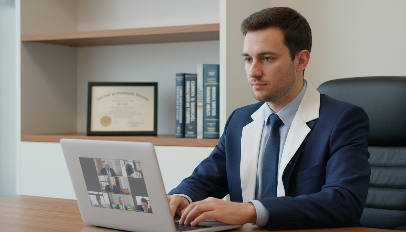 DO graduate on virtual interview for preliminary surgery SOAP position - DO graduate residency for SOAP Preparation for DO Gr