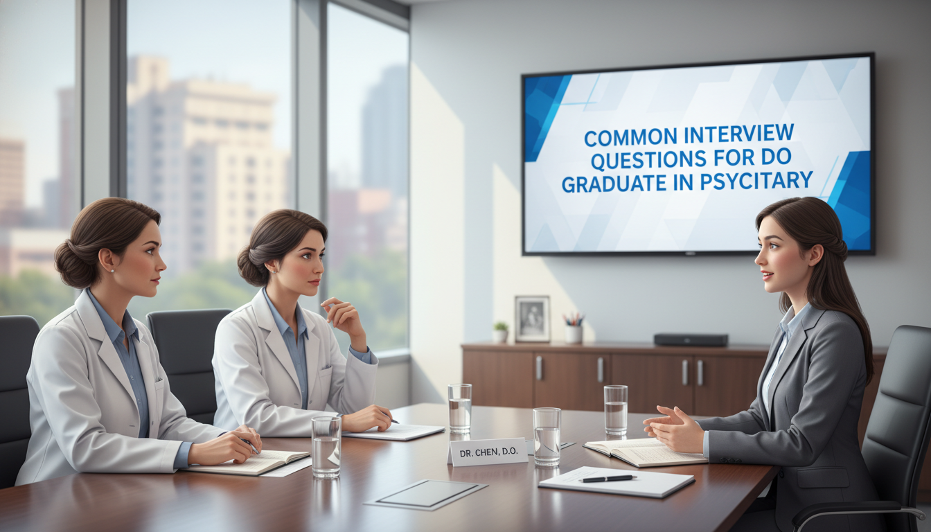 Psychiatry residency interview panel Psychiatry residency interview panel - DO graduate residency for Common Interview Questions for DO Graduate in Psychiatry