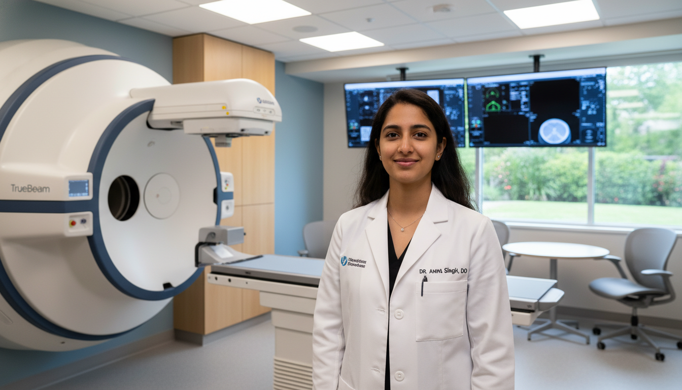 Private practice radiation oncologist with linear accelerator in a community cancer center Private practice radiation oncologist with linear accelerator in a community cancer center - DO graduate residency for Academ