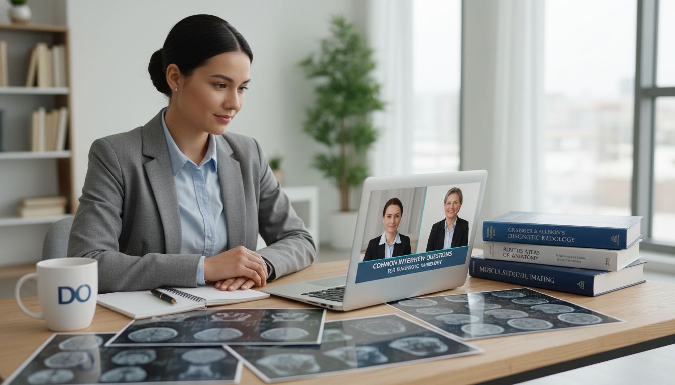 DO radiology residency applicant preparing for an interview - DO graduate residency for Common Interview Questions for DO Gra