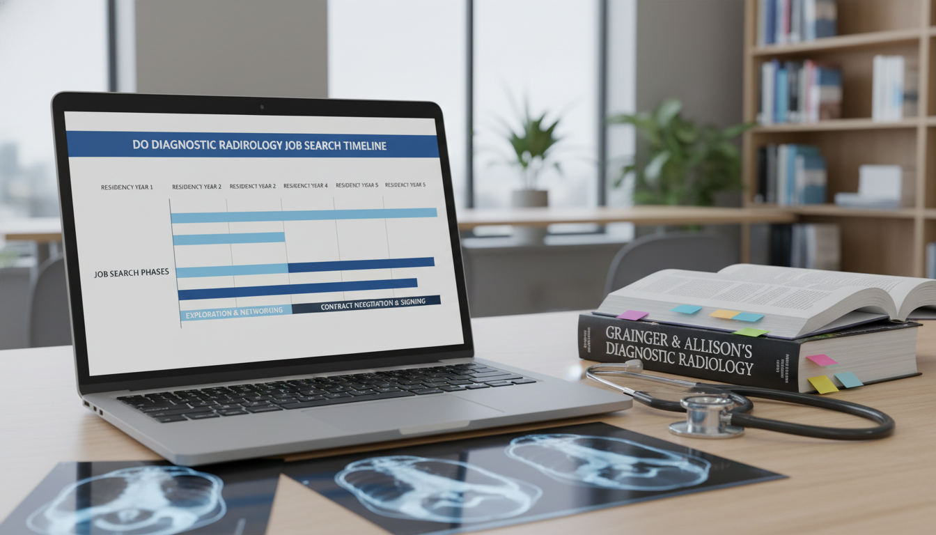 Timeline planning for radiology job search - DO graduate residency for Job Search Timing for DO Graduate in Diagnostic Radiol