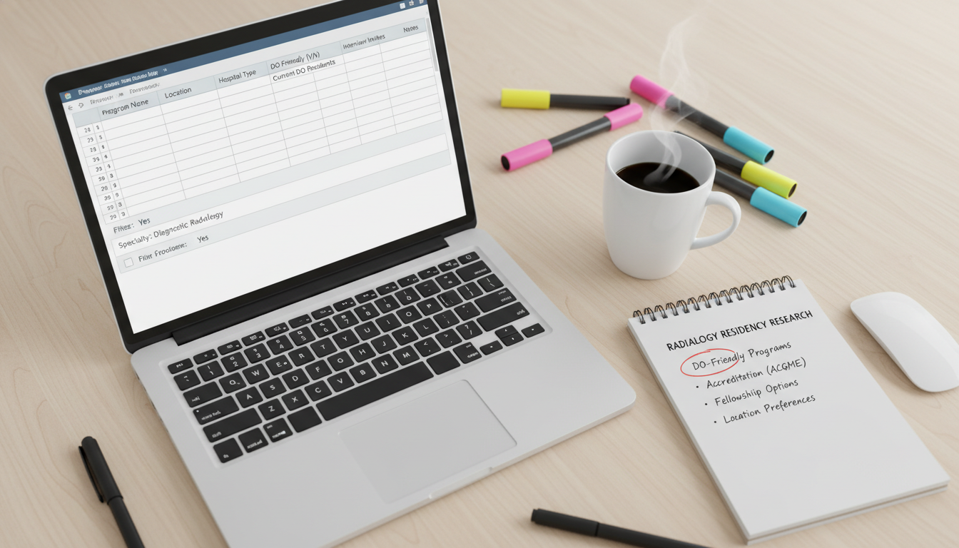 Spreadsheet of diagnostic radiology residency program research Spreadsheet of diagnostic radiology residency program research - DO graduate residency for How to Research Programs for DO Gr