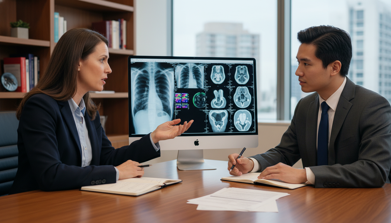 Program director speaking with a DO applicant about residency program details Program director speaking with a DO applicant about residency program details - DO graduate residency for Questions to Ask Pr