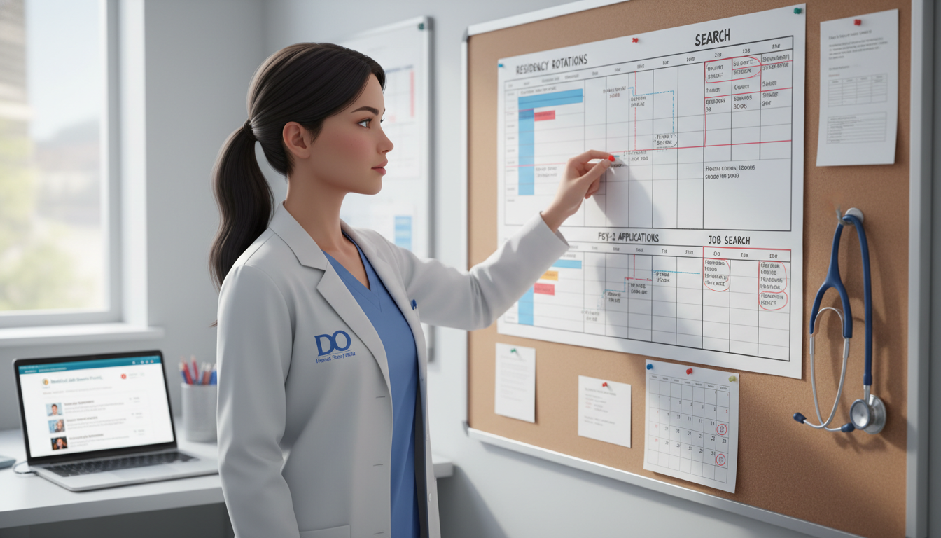 Timeline planning for transitional year DO resident Timeline planning for transitional year DO resident - DO graduate residency for Job Search Timing for DO Graduate in Transiti