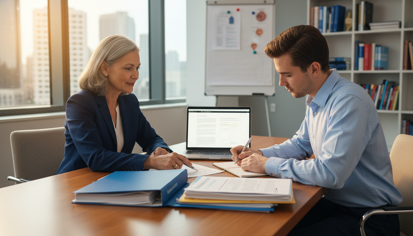 Resident applicant discussing academic red flags with mentor Resident applicant discussing academic red flags with mentor - DO graduate residency for Addressing Red Flags for DO Graduate