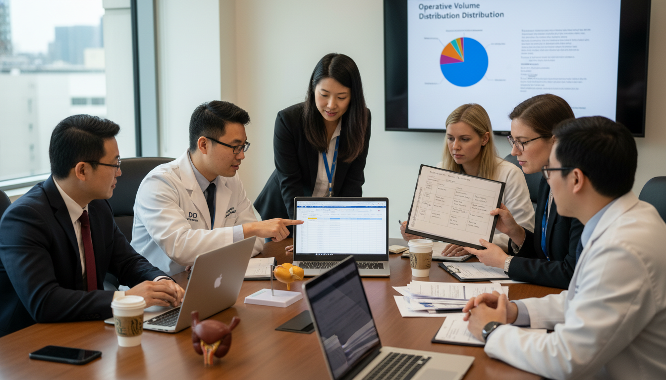 Urology residents discussing case logs and operative experience - DO graduate residency for Case Volume Evaluation for DO Gra