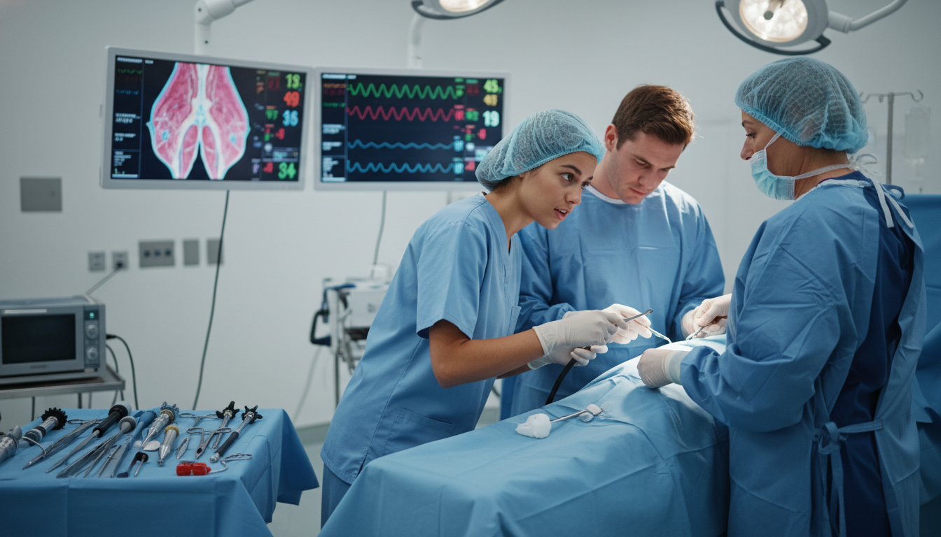 Urology resident and DO student in operating room environment Urology resident and DO student in operating room environment - DO graduate residency for Letters of Recommendation for DO Gr