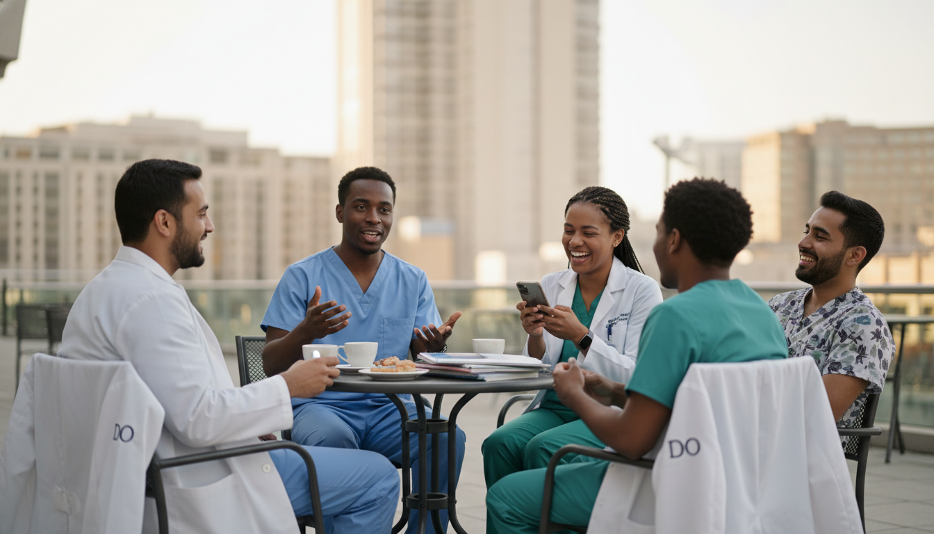 Urology residents socializing outside the hospital - DO graduate residency for Questions to Ask Programs for DO Graduate in U