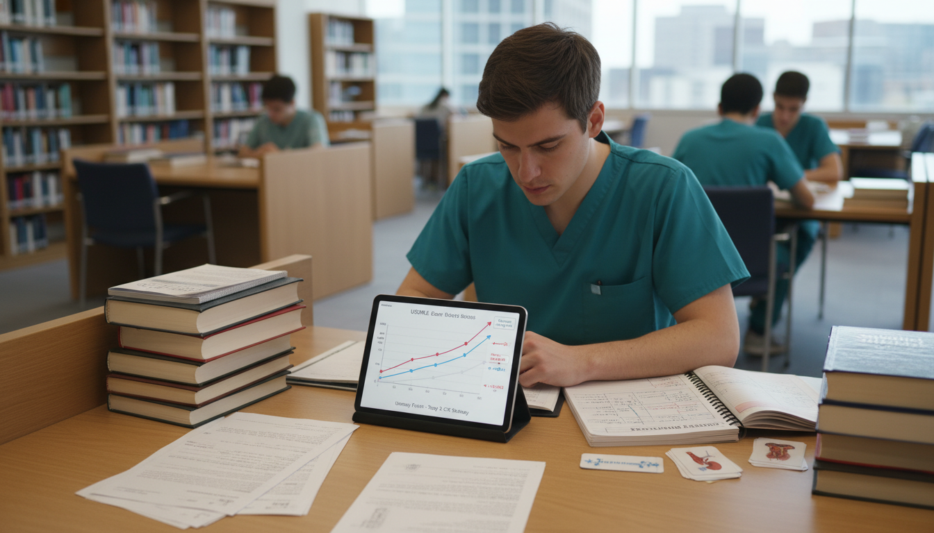 DO student analyzing Step 2 CK performance data - DO graduate residency for Step Score Strategy for DO Graduate in Urology